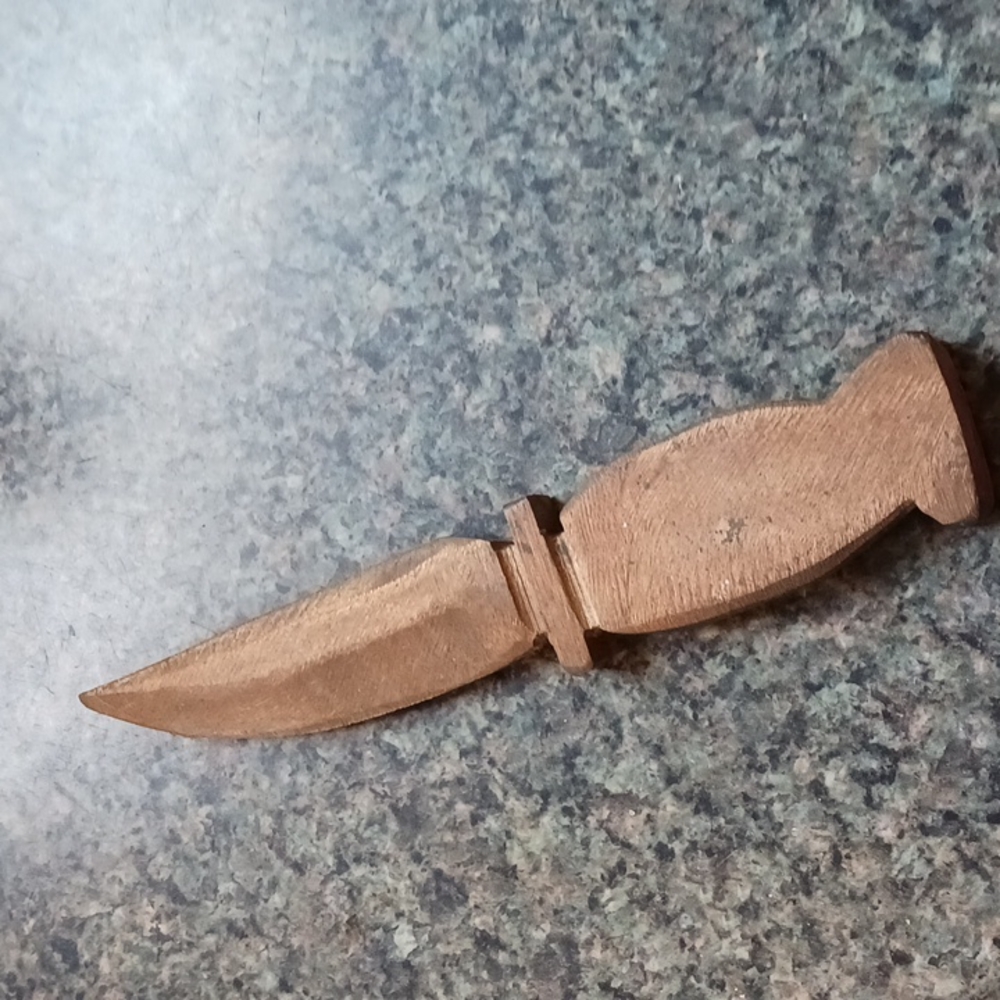 Collectable Vintage Knife Solid Brass